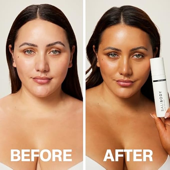 Bali Body FACE TAN MIST - ULTRA DARK | SELF TANNER SPRAY WITH HYALURONIC ACID | SUNLESS TANNING SOLUTION FOR NATURAL GLOW | QUICK-DRY, STREAK-FREE FORMULA | VEGAN & CRUELTY-FREE (100 ML/3.4 FL OZ) - Image 3